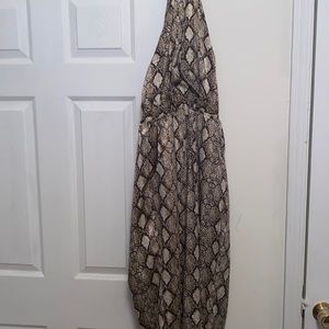 Leopard print jumpsuit